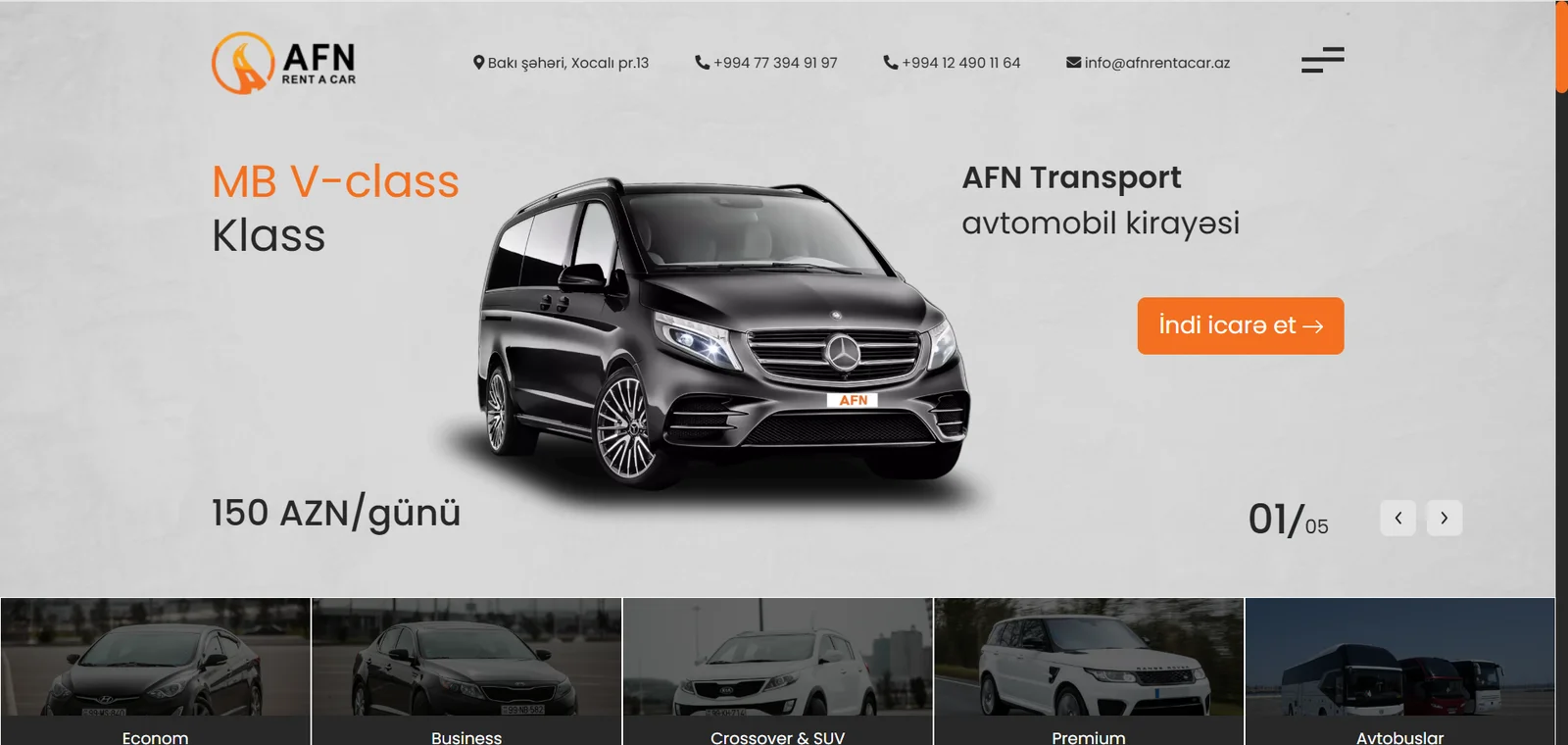 AFN rent a car
